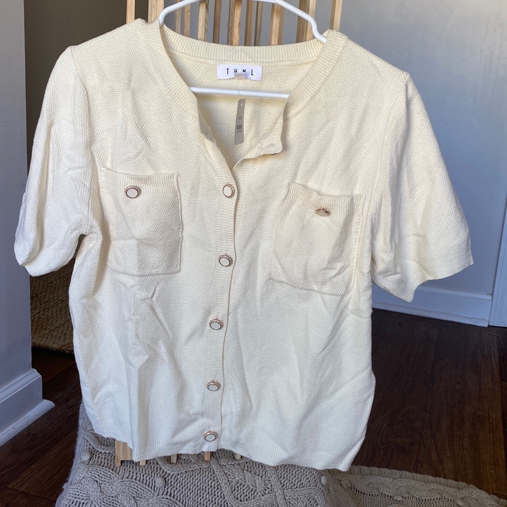 THML short sleeve cardigan